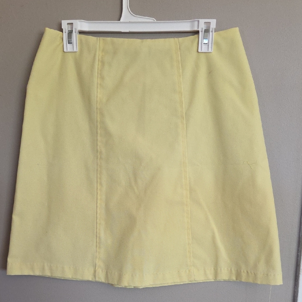 Yellow Classic A-Line Skirt - Women